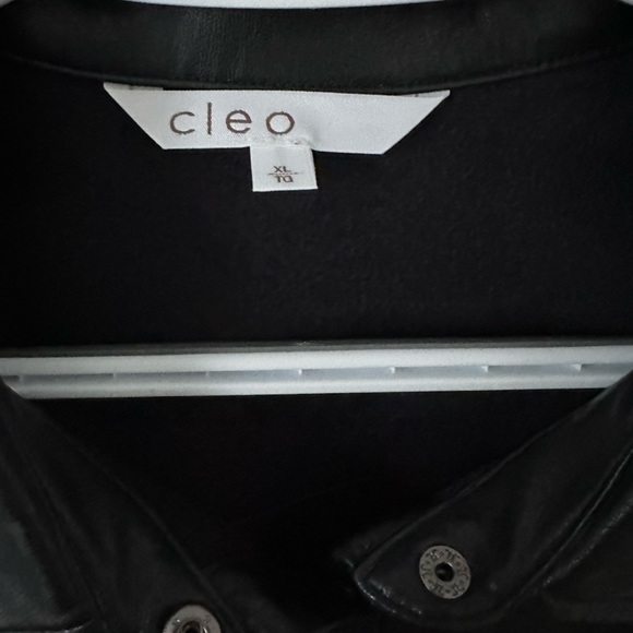 Faux leather button down - Picture 6 of 7